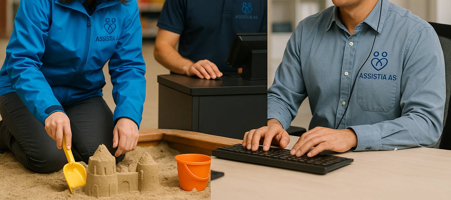 Bilde: arbeid i barnehage